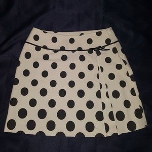 SZ 4 POLKA DOT I.N.C. SKIRT ELASTIC WAISTBAND